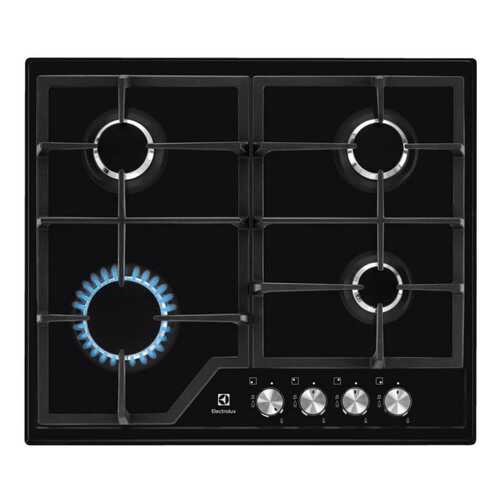 Встраиваемая варочная панель газовая Electrolux GEE26MB Black в ДНС