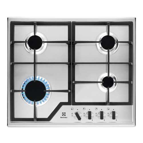 Встраиваемая варочная панель газовая Electrolux GPE 263 MX Silver в ДНС