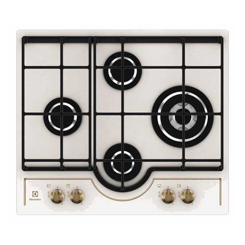 Встраиваемая варочная панель газовая Electrolux GPE363RBV Beige/Gold в ДНС
