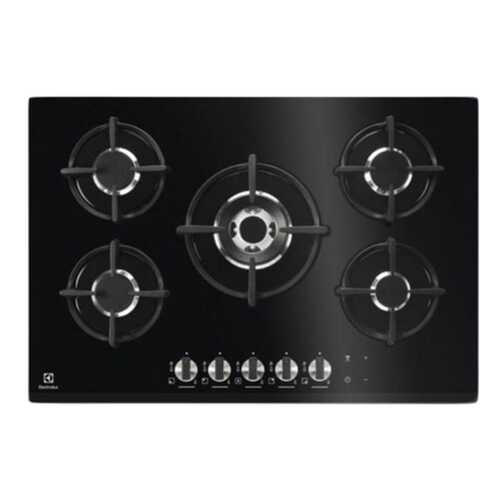 Встраиваемая варочная панель газовая Electrolux GPE373NK Black в ДНС