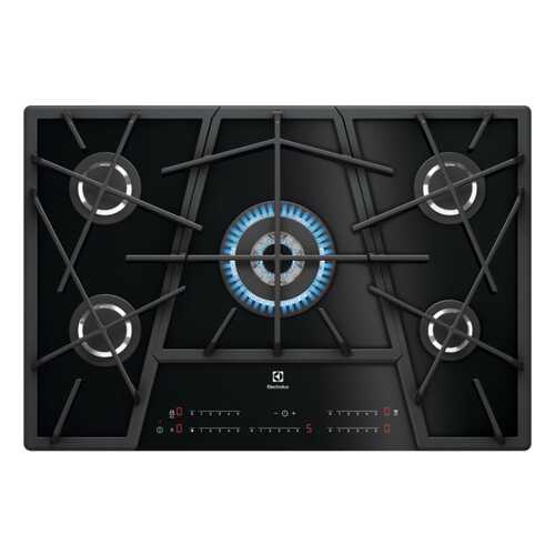 Встраиваемая варочная панель газовая Electrolux KGV7539IK Black в ДНС