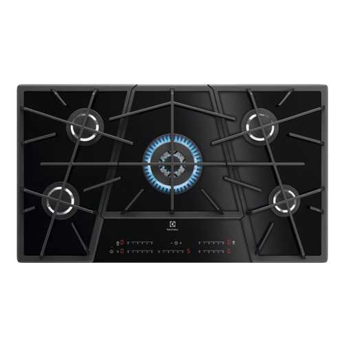 Встраиваемая варочная панель газовая Electrolux KGV9539IK Black в ДНС