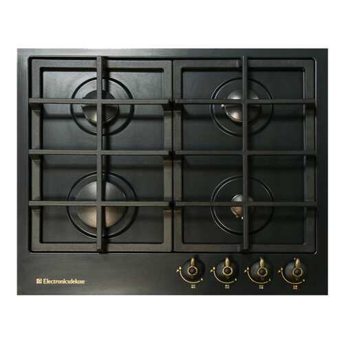 Встраиваемая варочная панель газовая Electronicsdeluxe TG4 750231 F-025 ЧР Black в ДНС