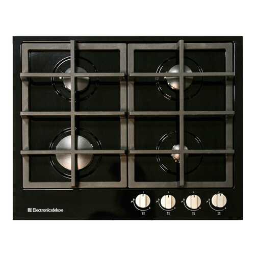 Встраиваемая варочная панель газовая Electronicsdeluxe TG4 750231F-040 Black в ДНС