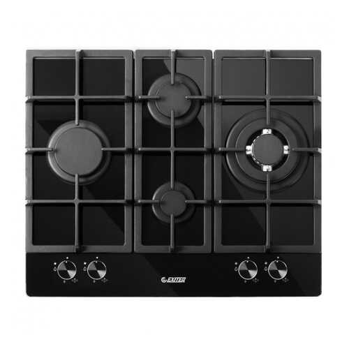 Встраиваемая варочная панель газовая Exiteq PF 640 STGB-E/A Black в ДНС