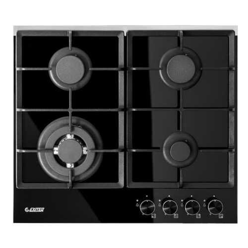 Встраиваемая варочная панель газовая Exiteq PFH 640 STGB-E/B Black в ДНС