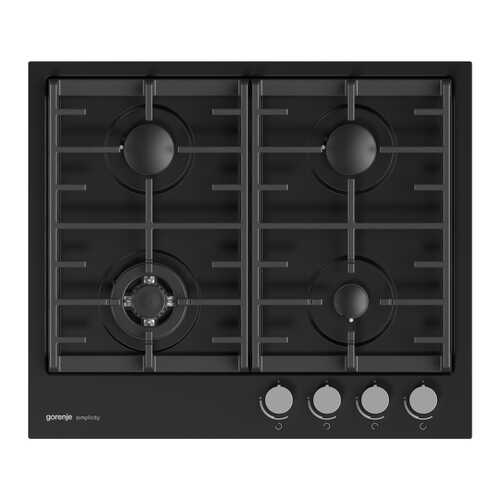 Встраиваемая варочная панель газовая Gorenje G6SY2B Black в ДНС