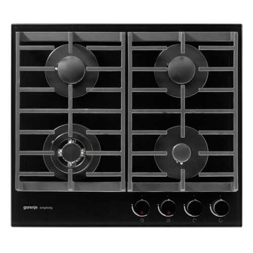 Встраиваемая варочная панель газовая Gorenje GKTG6SY2B Black в ДНС