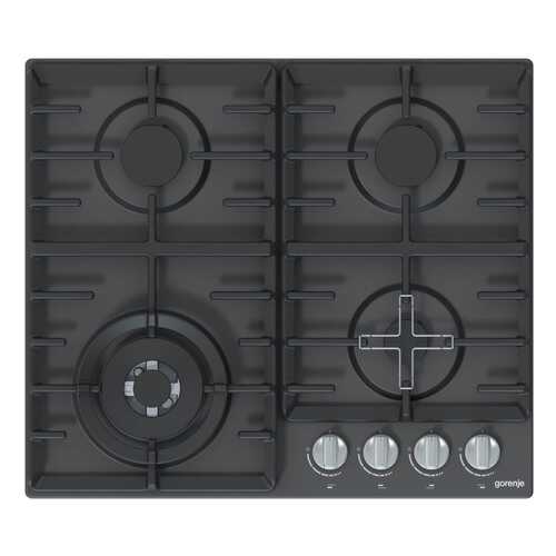 Встраиваемая варочная панель газовая Gorenje GW641ZMB Black в ДНС