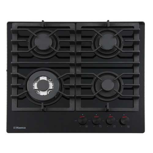 Встраиваемая варочная панель газовая Hansa BHKS63138 Black в ДНС