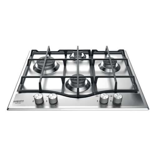 Встраиваемая варочная панель газовая Hotpoint-Ariston 641 T/IX/HA RU Silver в ДНС