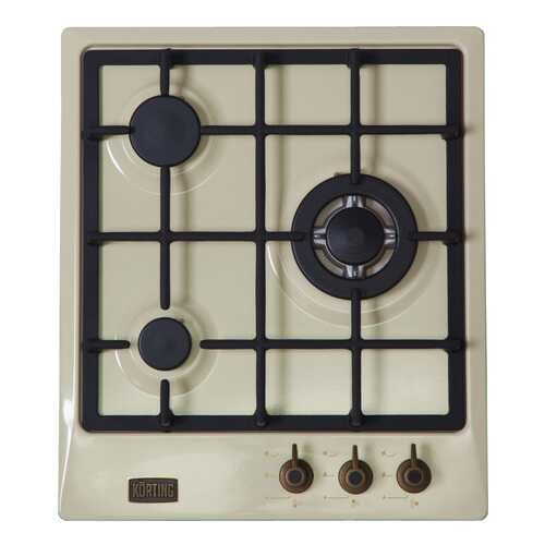 Встраиваемая варочная панель газовая Korting HG 465 CTRB Beige в ДНС