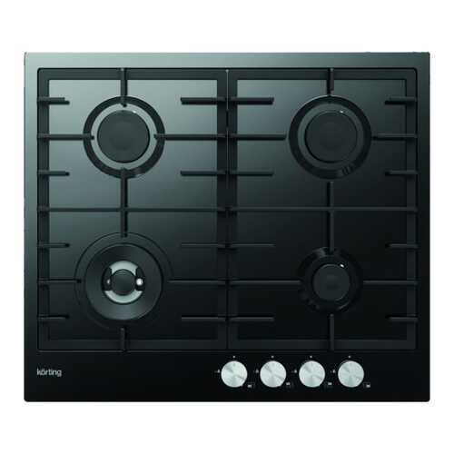 Встраиваемая варочная панель газовая Korting HG 630 CTN Pro Black в ДНС