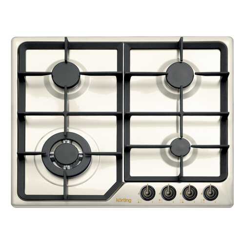 Встраиваемая варочная панель газовая Korting HG 630 CTSB Beige в ДНС