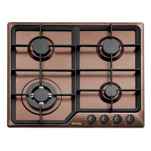 Встраиваемая варочная панель газовая Korting HG 630 CTSC Brown в ДНС