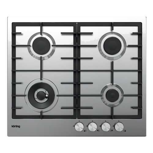 Встраиваемая варочная панель газовая Korting HG 630 CTX PRO Silver в ДНС