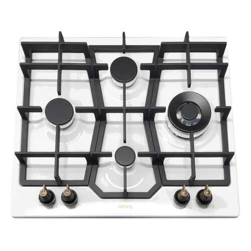 Встраиваемая варочная панель газовая Korting HG 631 CTRI White в ДНС