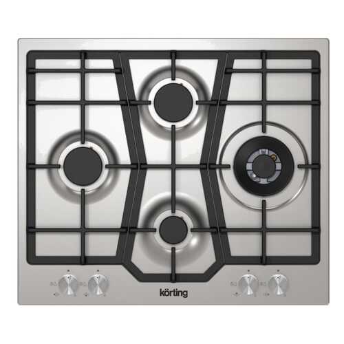 Встраиваемая варочная панель газовая Korting HG 631 CTX Silver в ДНС