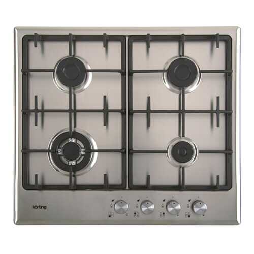 Встраиваемая варочная панель газовая Korting HG 645 CTX Silver в ДНС