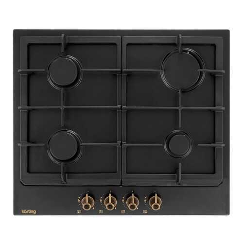 Встраиваемая варочная панель газовая Korting HG 660 CRN Black в ДНС