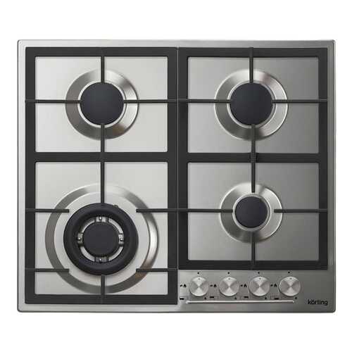 Встраиваемая варочная панель газовая Korting HG 665 CTX Silver в ДНС