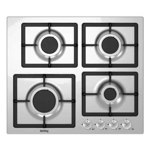 Встраиваемая варочная панель газовая Korting HG 697 CX Silver в ДНС