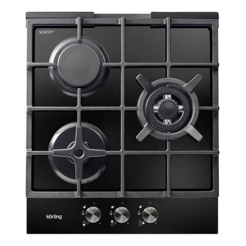 Встраиваемая варочная панель газовая Korting HGG 485 CTN Black в ДНС