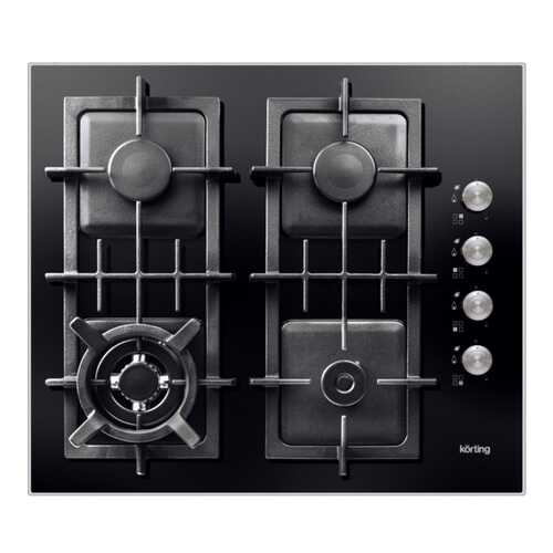 Встраиваемая варочная панель газовая Korting HGG 665 CTN Black в ДНС