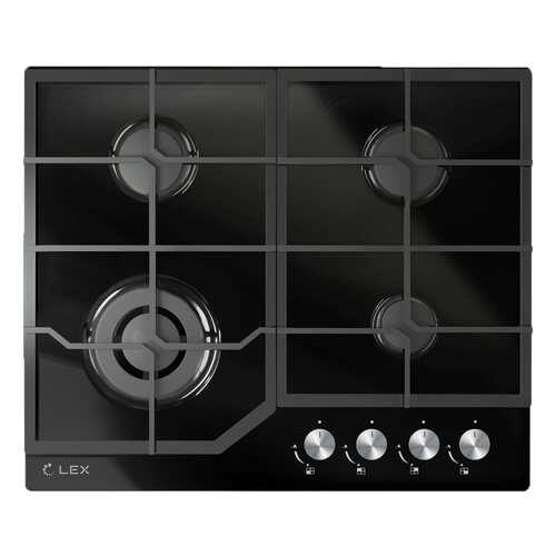 Встраиваемая варочная панель газовая LEX GVG 640-1 BL Black в ДНС