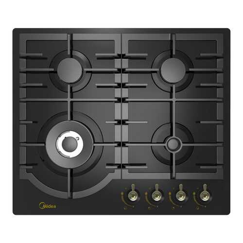 Встраиваемая варочная панель газовая Midea MG696TRGB-B Black в ДНС