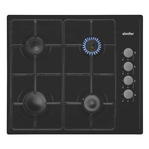 Встраиваемая варочная панель газовая Simfer H60Q40B411 Black в ДНС