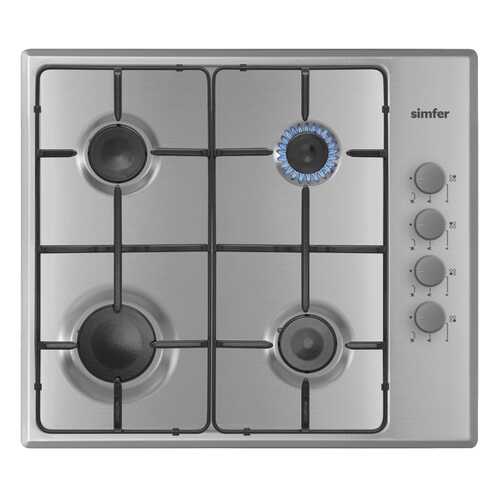Встраиваемая варочная панель газовая Simfer H60Q40M411 Silver в ДНС