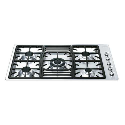 Встраиваемая варочная панель газовая Smeg PGF95-4 Silver в ДНС