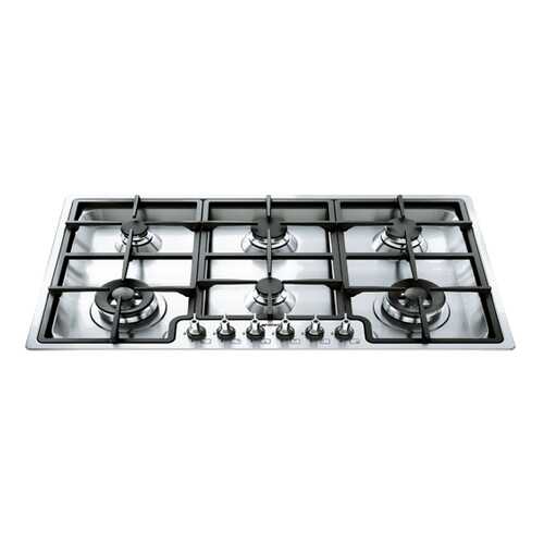 Встраиваемая варочная панель газовая Smeg PGF96 Silver в ДНС