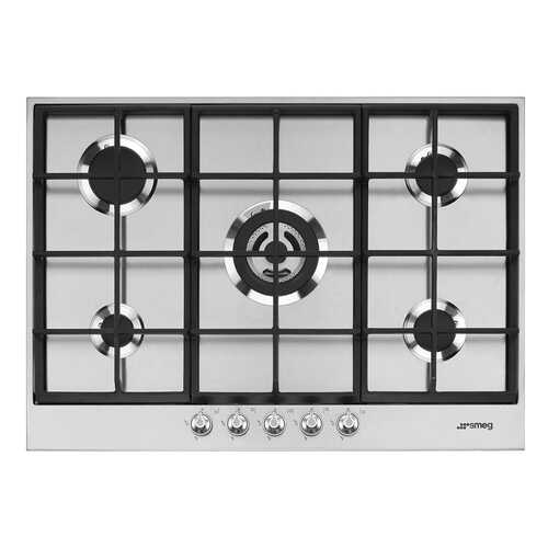 Встраиваемая варочная панель газовая Smeg PX175 Silver в ДНС
