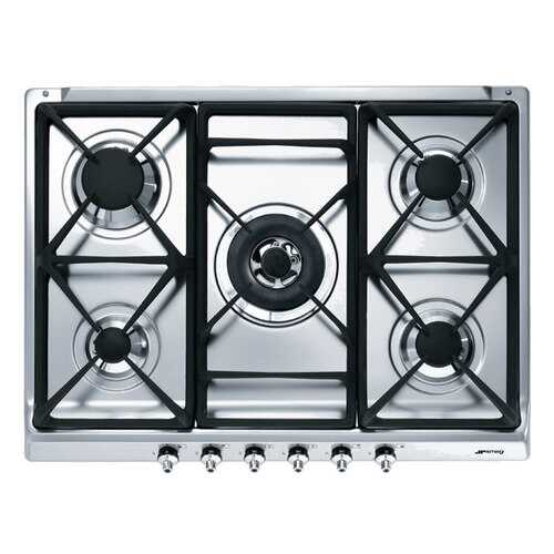 Встраиваемая варочная панель газовая Smeg SE70SGH-5 Silver в ДНС