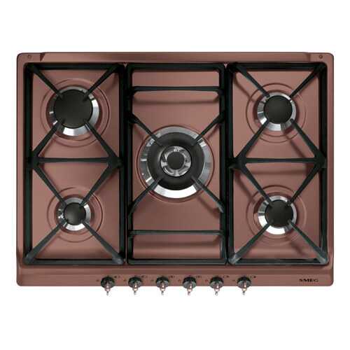 Встраиваемая варочная панель газовая Smeg SPR876RAGH Brown в ДНС