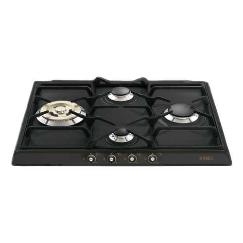 Встраиваемая варочная панель газовая Smeg SR764AO Black в ДНС