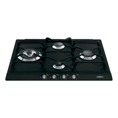Встраиваемая варочная панель газовая Smeg SR764AS Black в ДНС