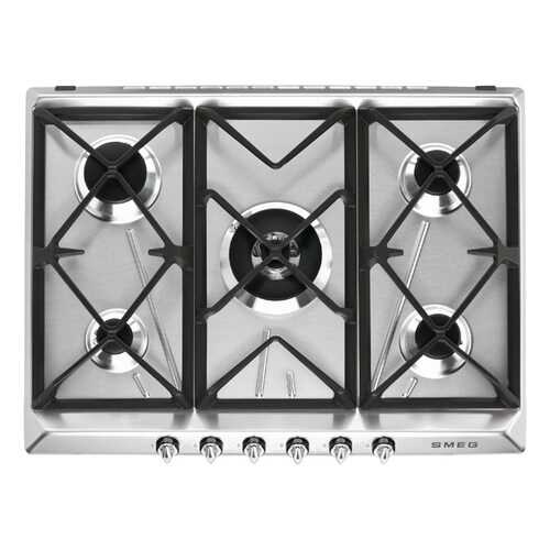 Встраиваемая варочная панель газовая Smeg SR975XGH Silver в ДНС
