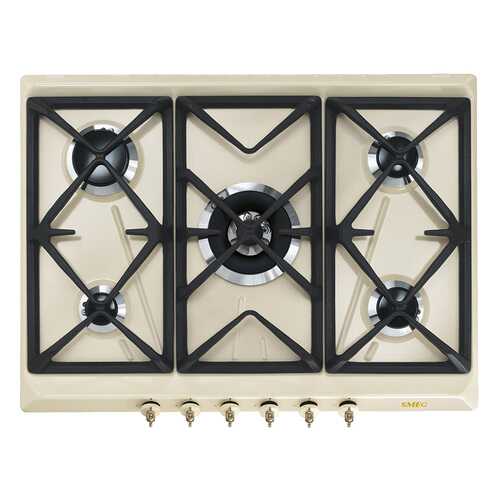 Встраиваемая варочная панель газовая Smeg SRV 876 POGH Beige в ДНС