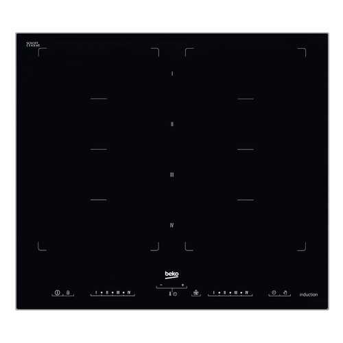 Встраиваемая варочная панель индукционная Beko HII 68600 PTX Black в ДНС