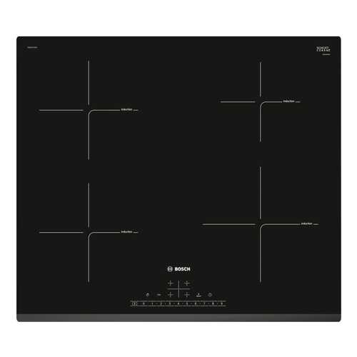 Встраиваемая варочная панель индукционная Bosch PIE631FB1E Black в ДНС