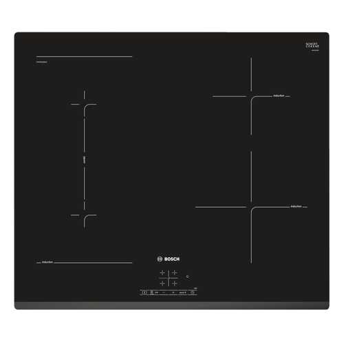 Встраиваемая варочная панель индукционная Bosch PWP631BB1E Black в ДНС