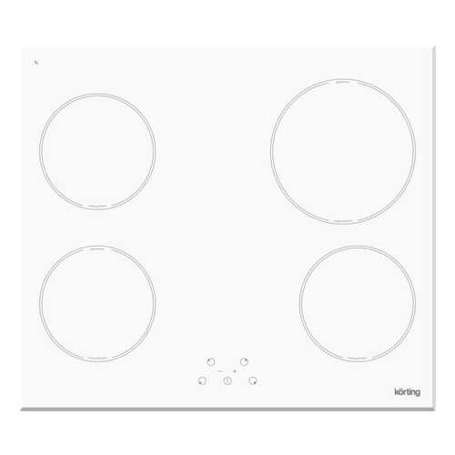 Встраиваемая варочная панель индукционная Korting HI 64021 BW White в ДНС