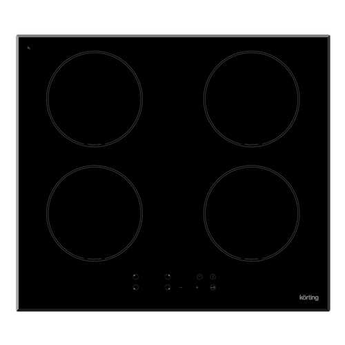 Встраиваемая варочная панель индукционная Korting HI 6404 B Black в ДНС