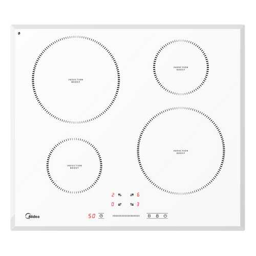 Встраиваемая варочная панель индукционная Midea MIH 64721FW White в ДНС