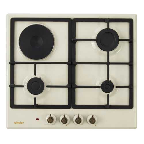Встраиваемая варочная панель комбинированная Simfer H60V31O512 Beige в ДНС