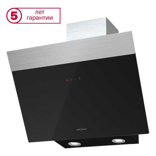 Вытяжка Krona Steel Kristen 600 Black/Inox в ДНС