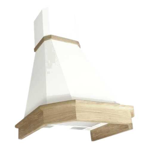 Вытяжка купольная Elikor Камин Грань 60П-650-П3Л White/Beige в ДНС